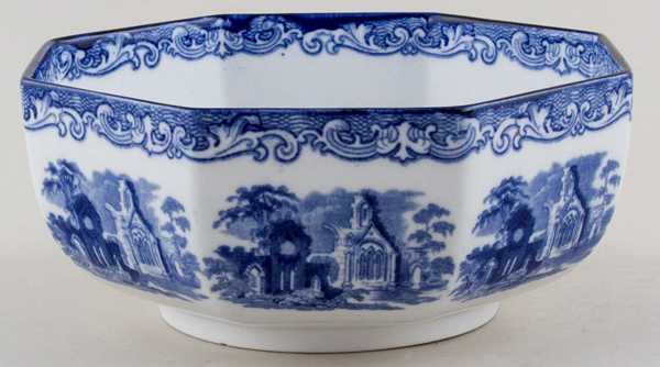 Bowl octagonal c1920s